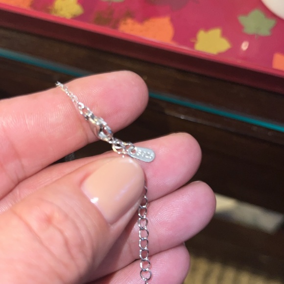 Seven-Star Sparkling Moissanite necklace 17INCH 925 silver - Picture 4 of 5